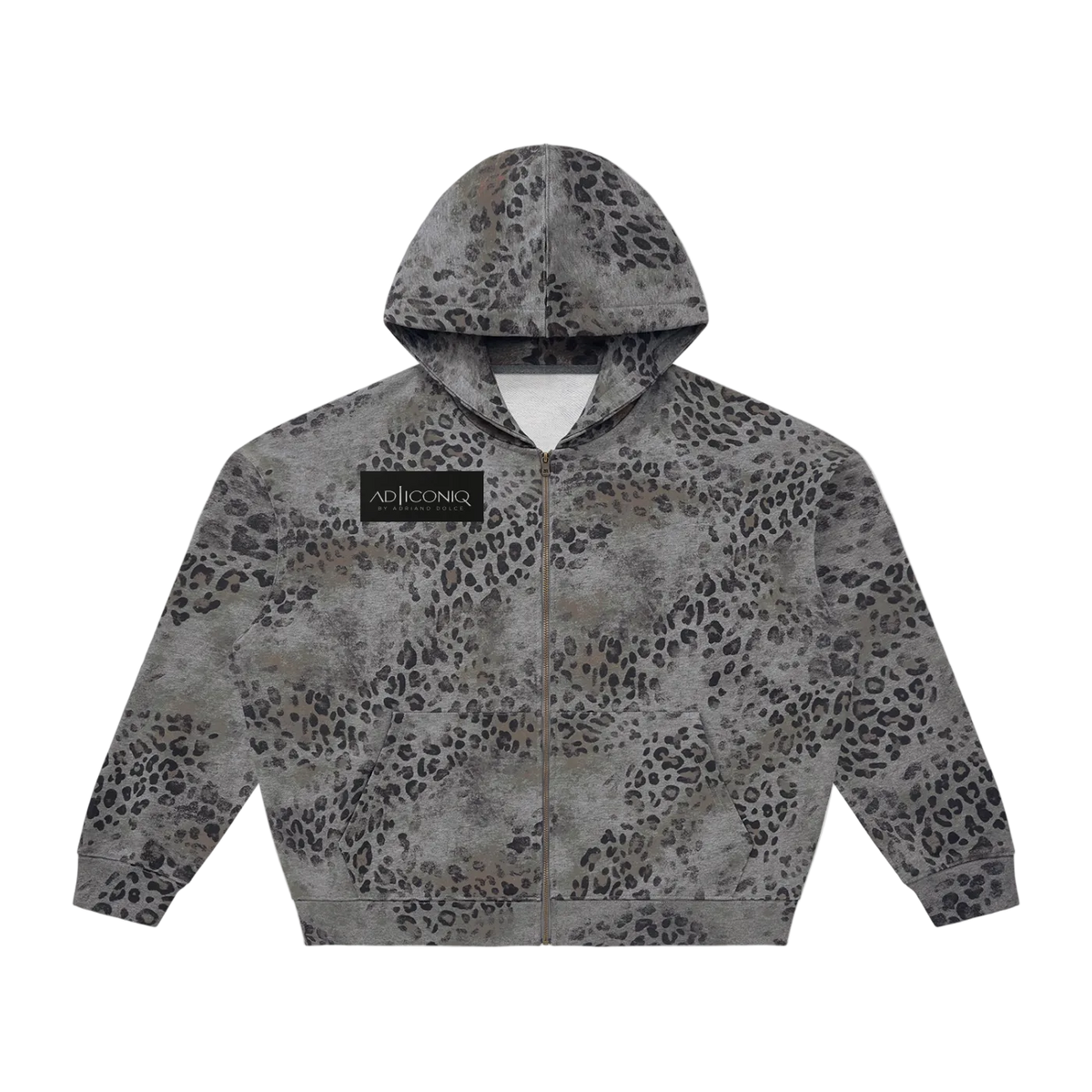 PREDATOR — Vintage Leopard Zip Hoodie