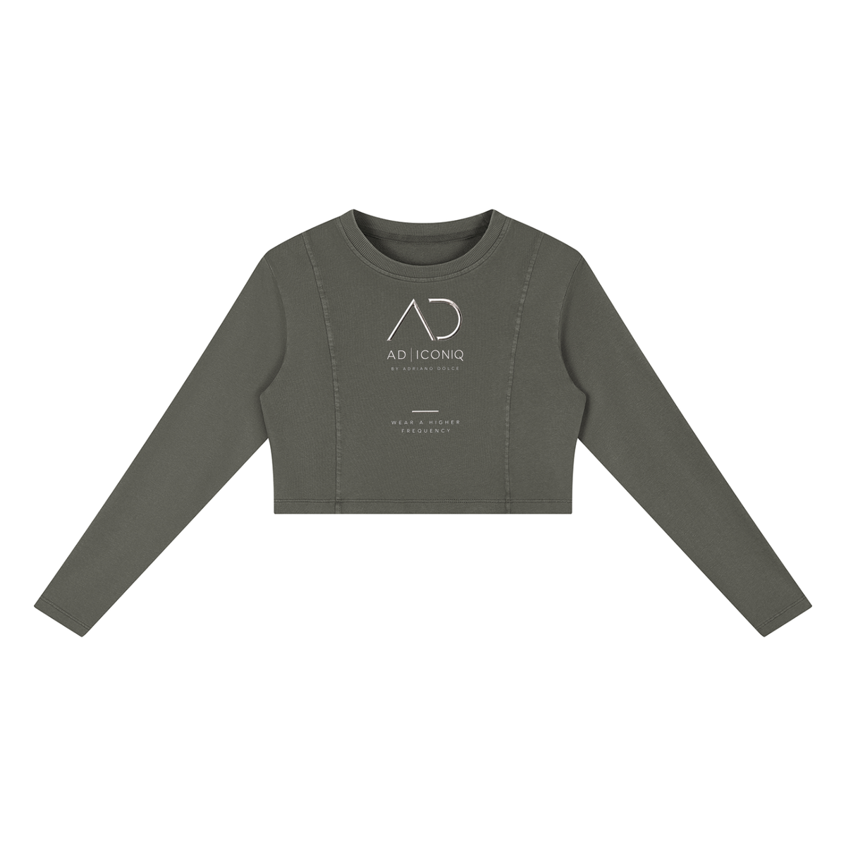 Women's Mineral Wash Crop Sweatshirt
