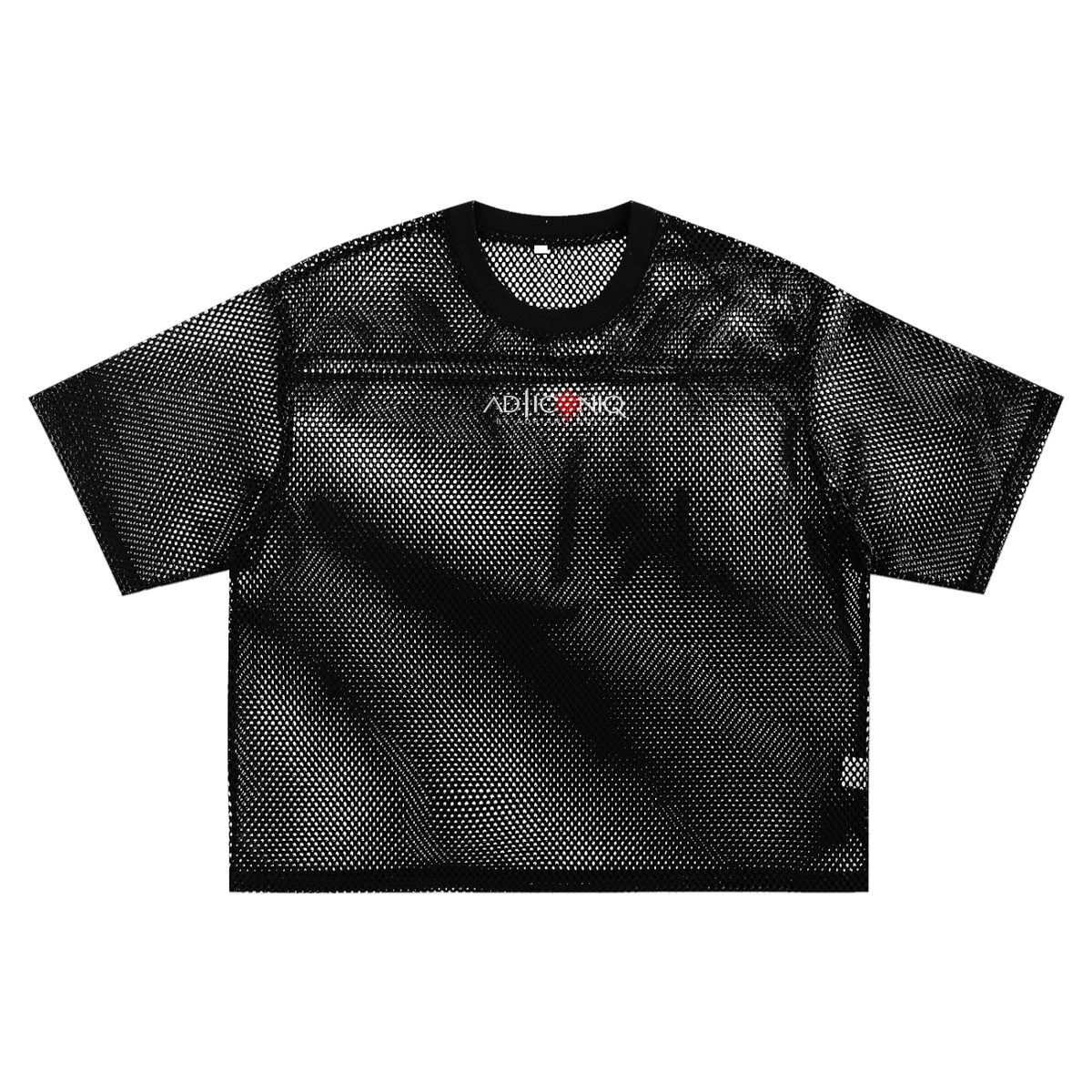 VEIL — See-Through Boxy Mesh Tee