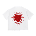 Snow Wash Raw-Hem Boxy T-shirt