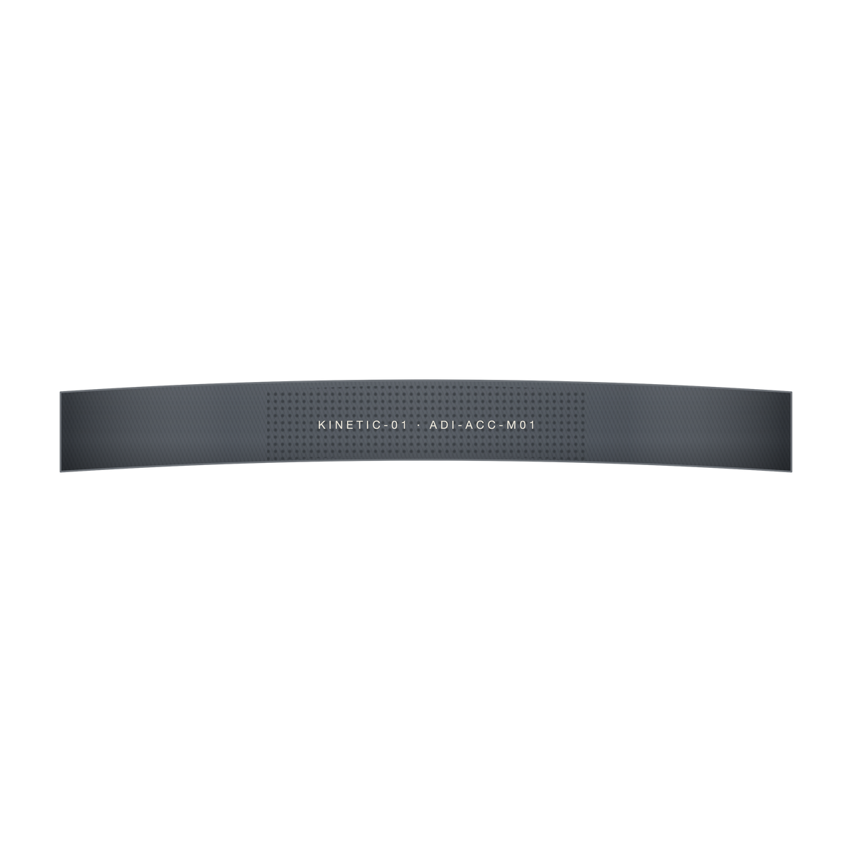 AD | ICONIQ KINETIC-01 Modular Magnetic Running Belt — Matte Slate — back, pre-production visual