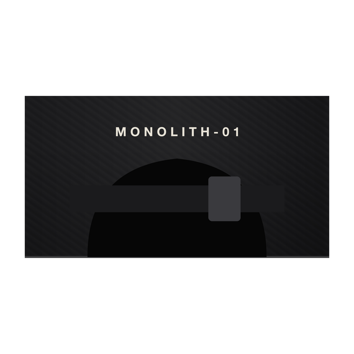 AD | ICONIQ MONOLITH-01 Technical Lightweight Cap — Void Black — rear adjustment, pre-production visual