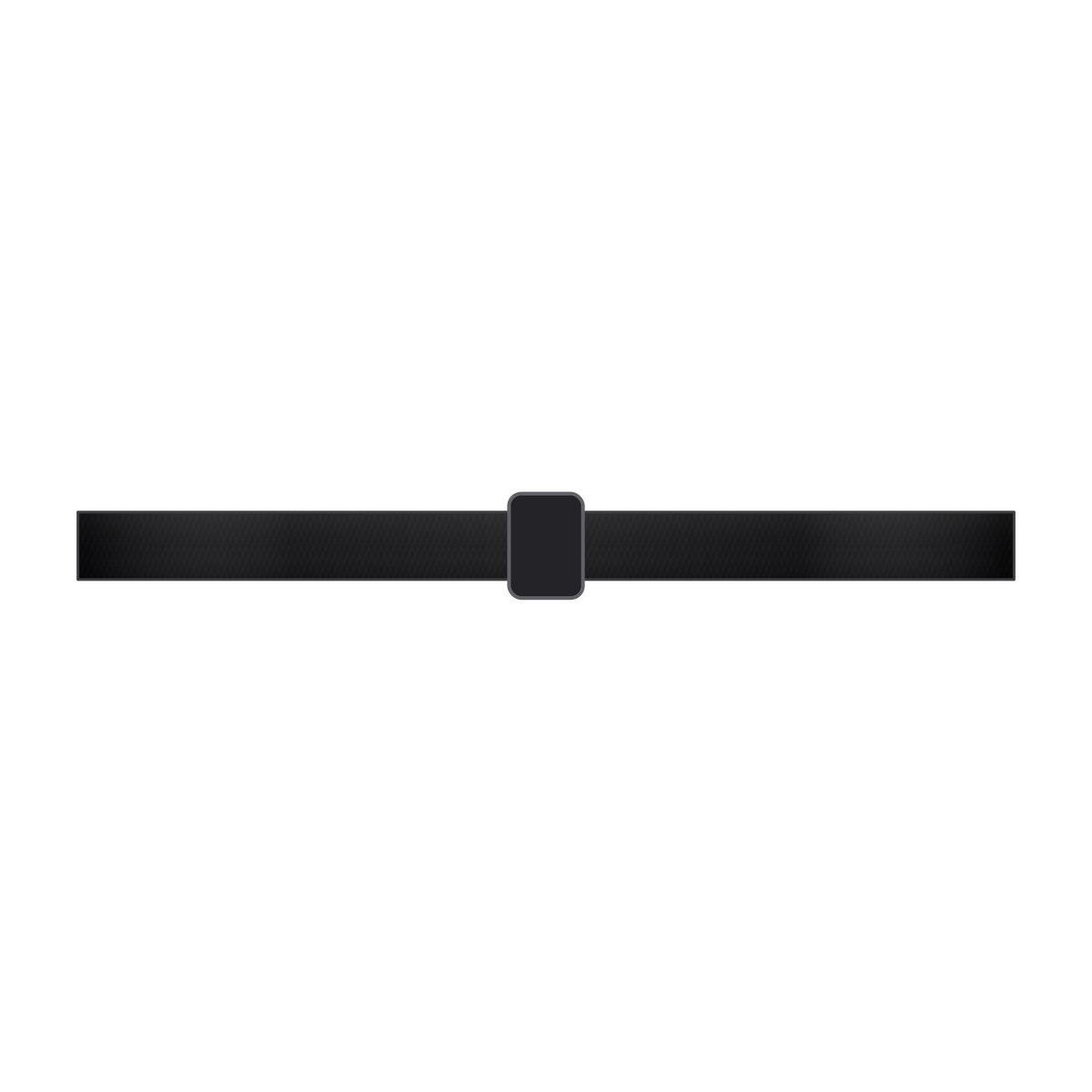 AD | ICONIQ AERO-W01 Ergonomic Crossbody Phone Harness — Void Black — open, pre-production visual
