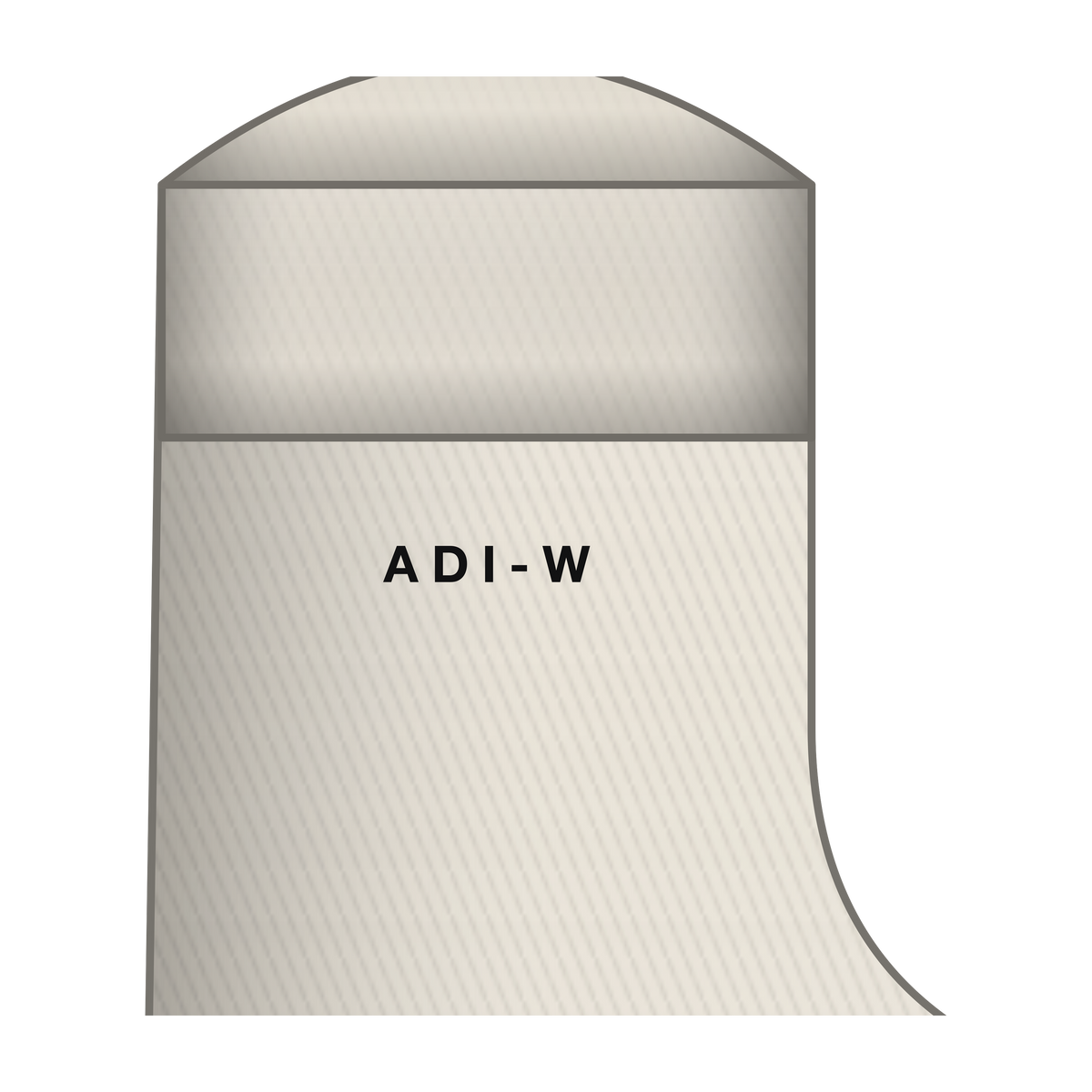AD | ICONIQ AERO-W02 Ankle Tab Performance Sock (2 Pack) — Bone White — branding detail, pre-production visual