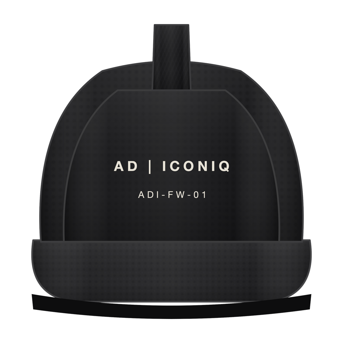 AD | ICONIQ KINETIC-X1 Carbon Strata Road Racer — Void Monolith — rear, pre-production visual