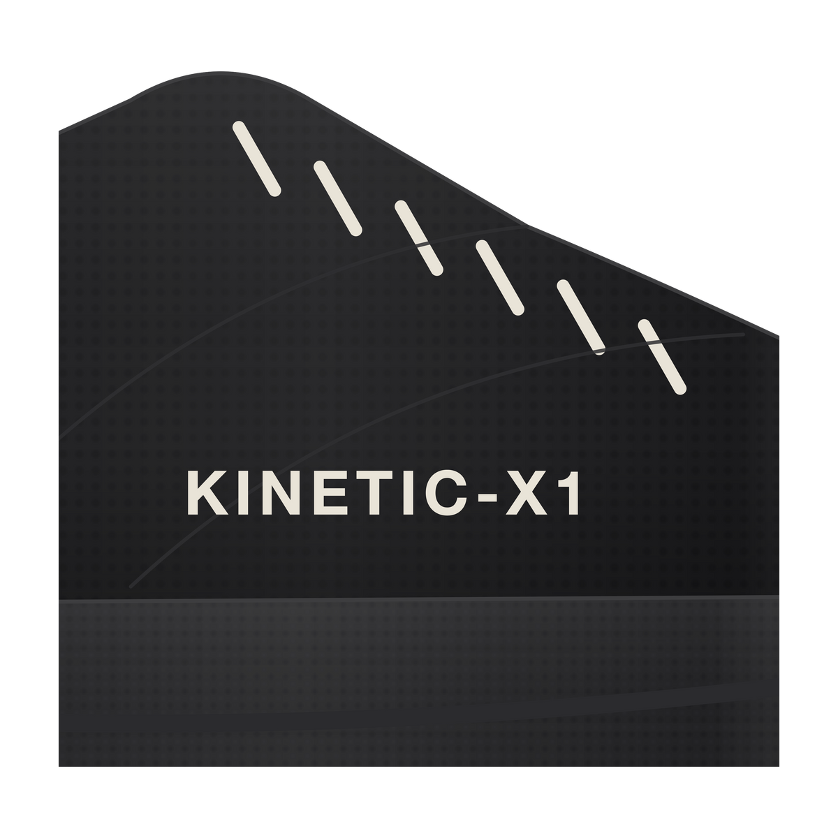 AD | ICONIQ KINETIC-X1 Carbon Strata Road Racer — Void Monolith — upper detail, pre-production visual