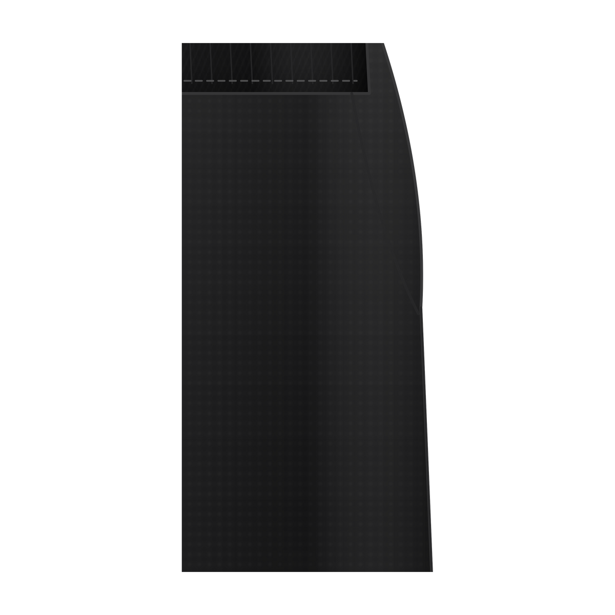 AD | ICONIQ VOID-W02 Wide-Leg Relaxed Lounge Pant — Pitch Black — pocket detail, pre-production visual