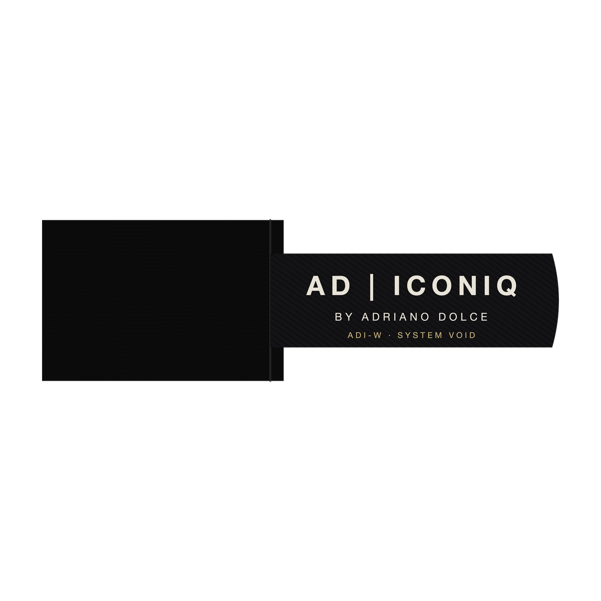 AD | ICONIQ VOID-W02 Lounge Pant — proposed outside flag label, pre-production visual