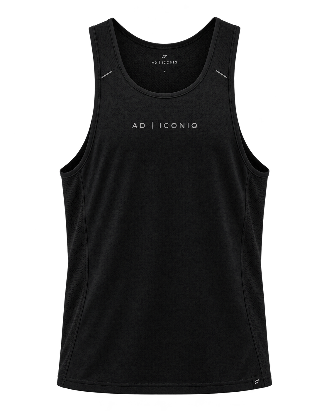 AD ICONIQ AERO-02 Split-Seam Distance Singlet, front transparent product mockup