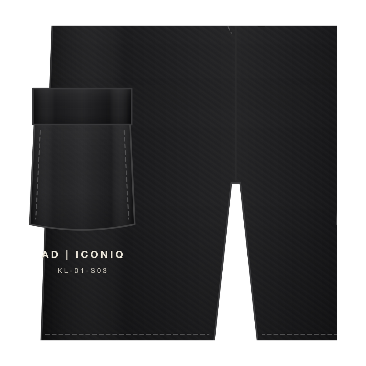 AD | ICONIQ AERO-03 — utility pocket detail, pre-production visual