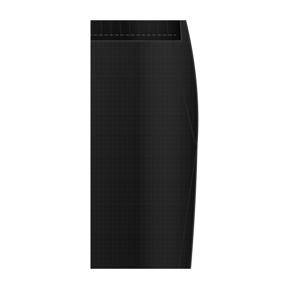 AD | ICONIQ VOID-02 Architectural Tapered Sweatpant — Pitch Black — pocket detail, pre-production visual