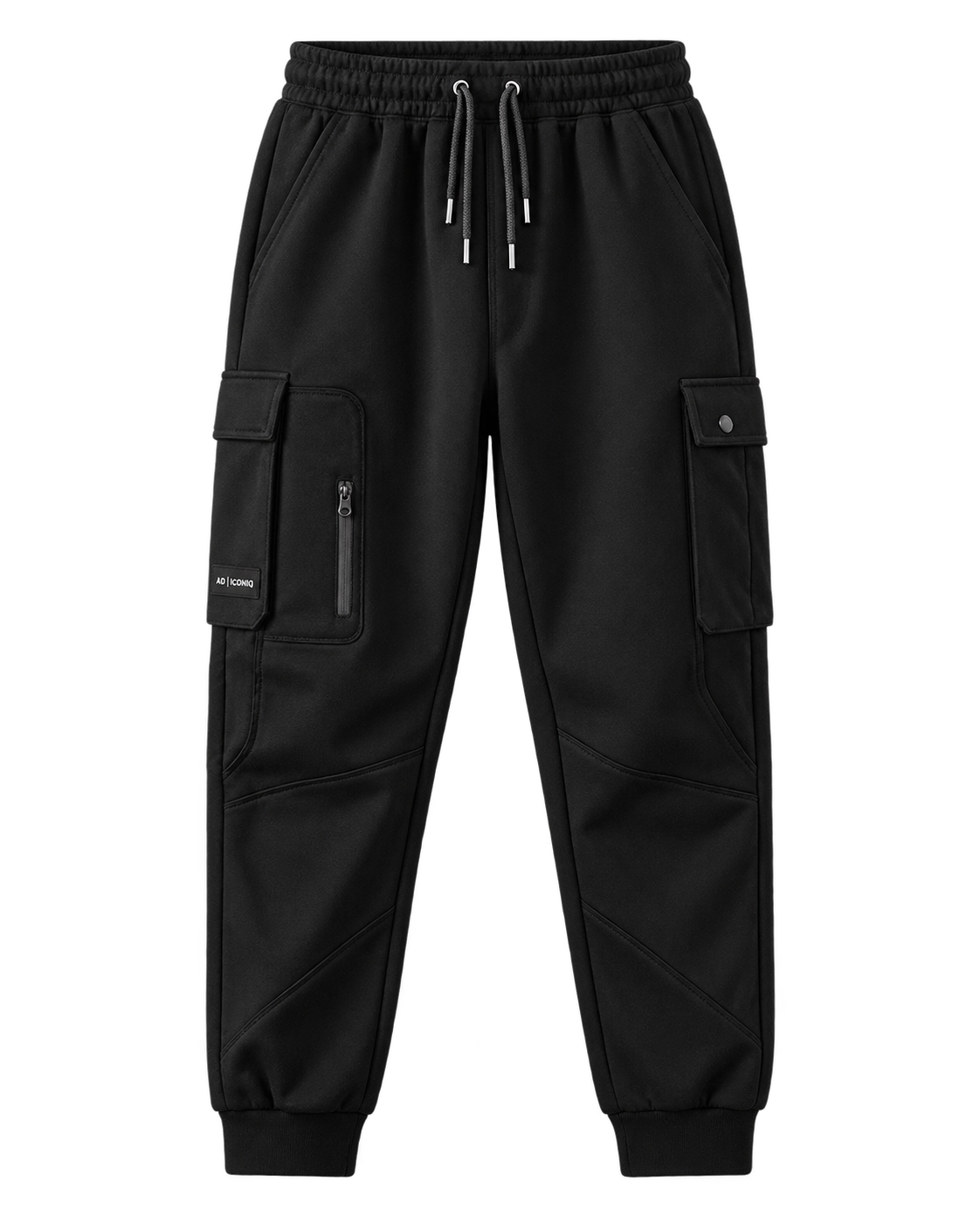 AD ICONIQ VOID-02 Architectural Tapered Sweatpant, front transparent product mockup