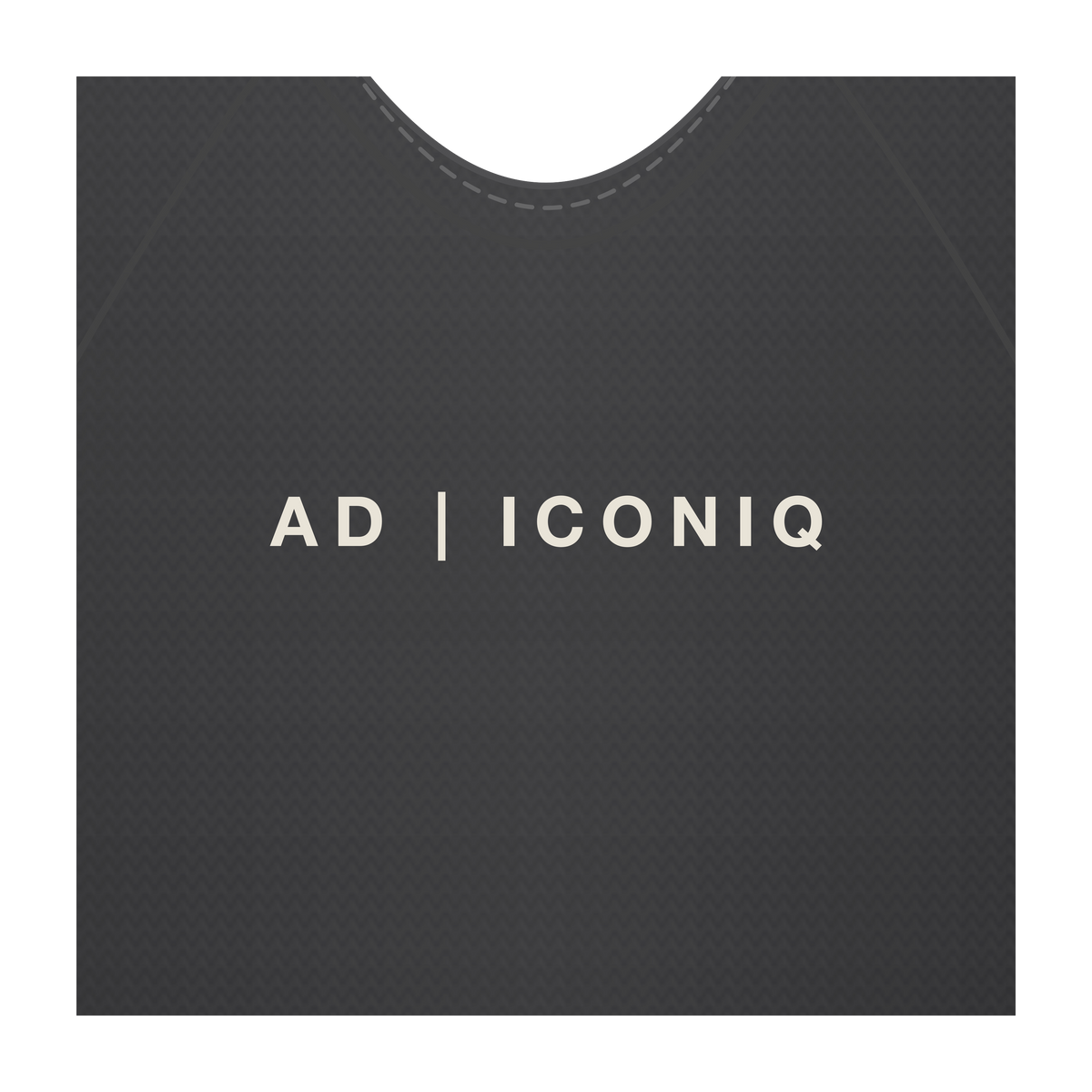 AD | ICONIQ STATIC-01 Longsleeve Velocity Grid — Mineral Wash Black — branding detail, pre-production visual