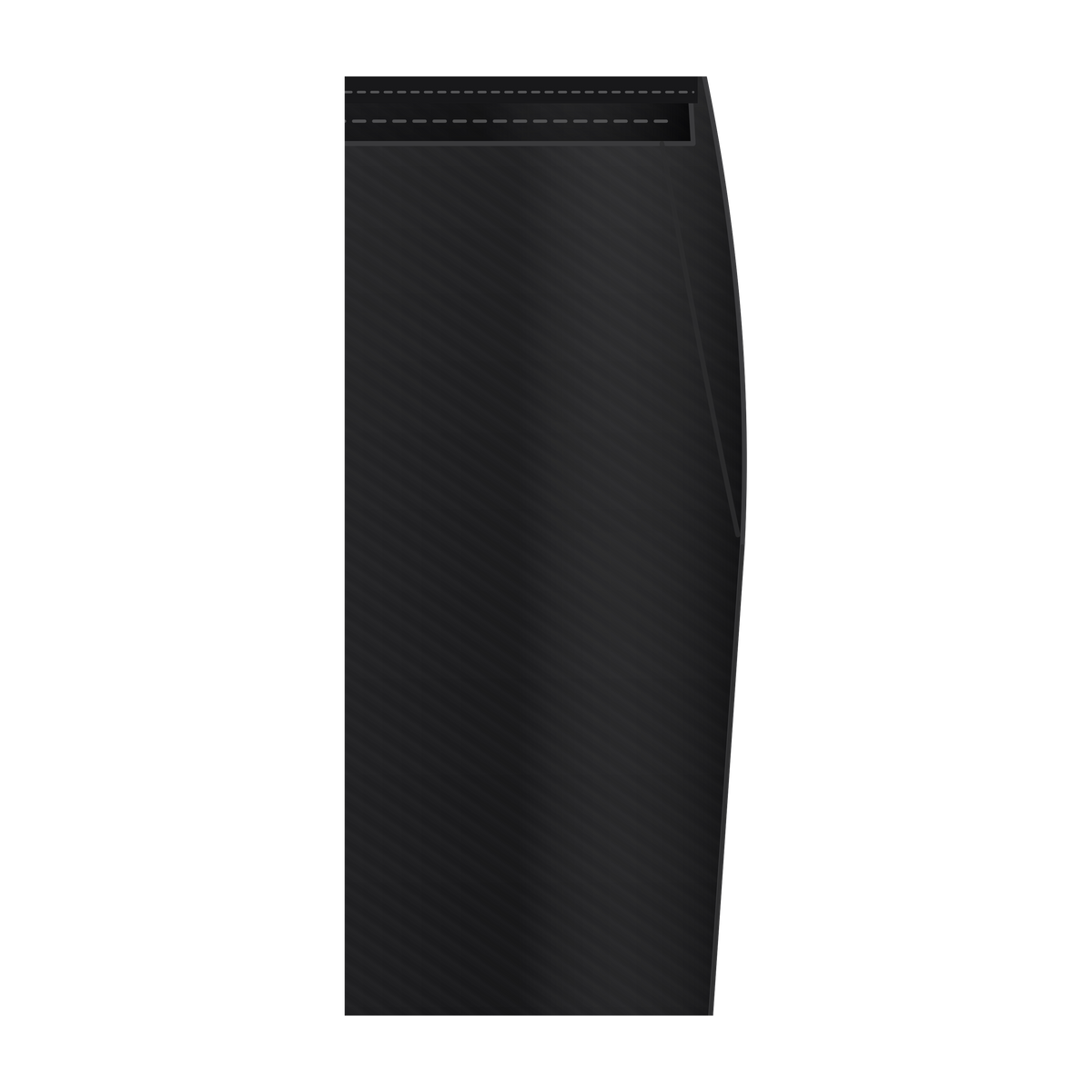 AD | ICONIQ STATIC-02 Relaxed Track Trouser — Void Black — pocket detail, pre-production visual