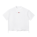Snow Wash Raw-Hem Boxy T-shirt