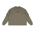 Unisex Paneled Layer Color Block T-Shirt