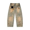 Men’s Vintage Wash Barrel Leg Jeans