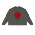 Unisex Paneled Layer Color Block T-Shirt