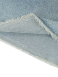 INDIGO — Raw-Hem Denim Boxy Tee