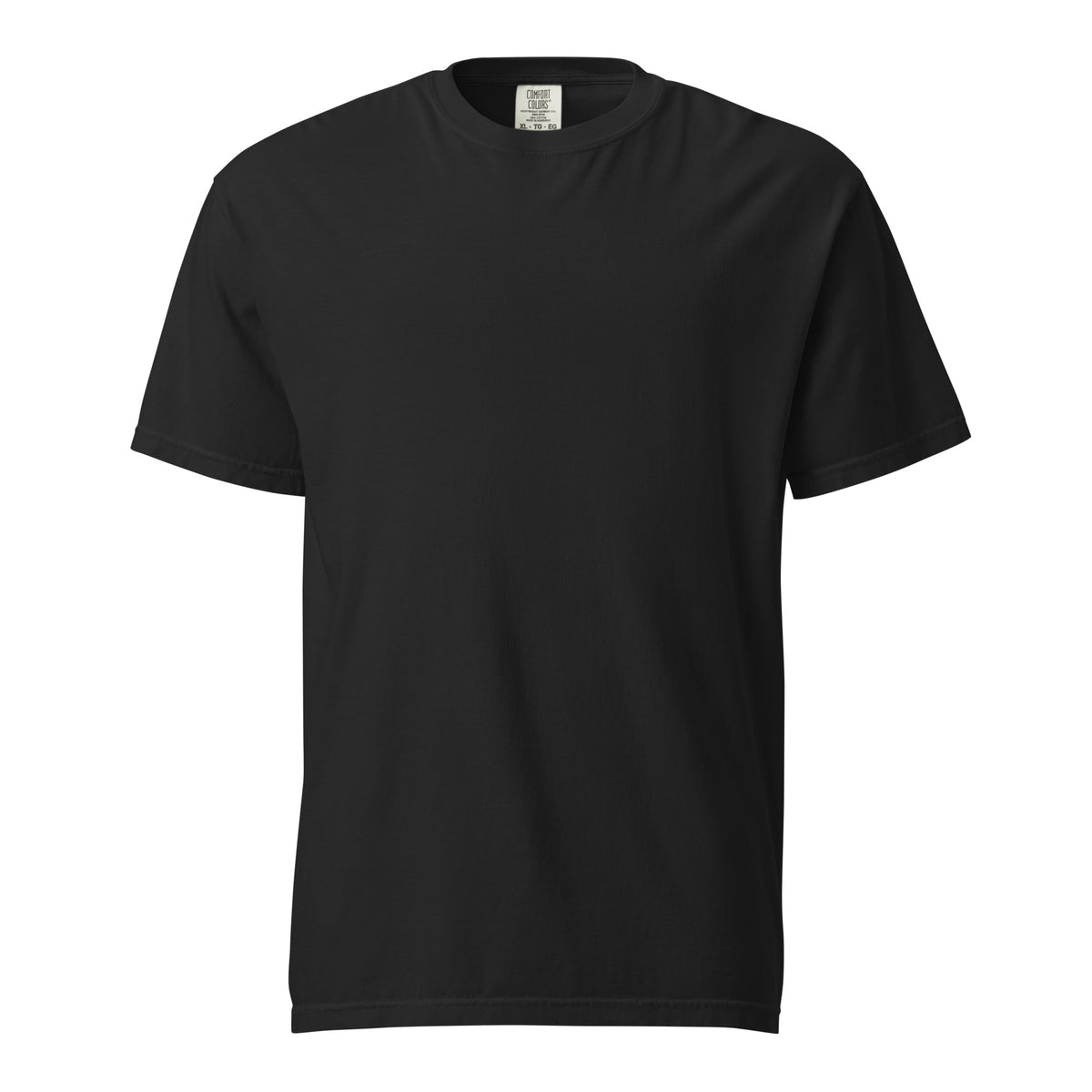 NOIR CELESTE Signature Tee in Black, front view