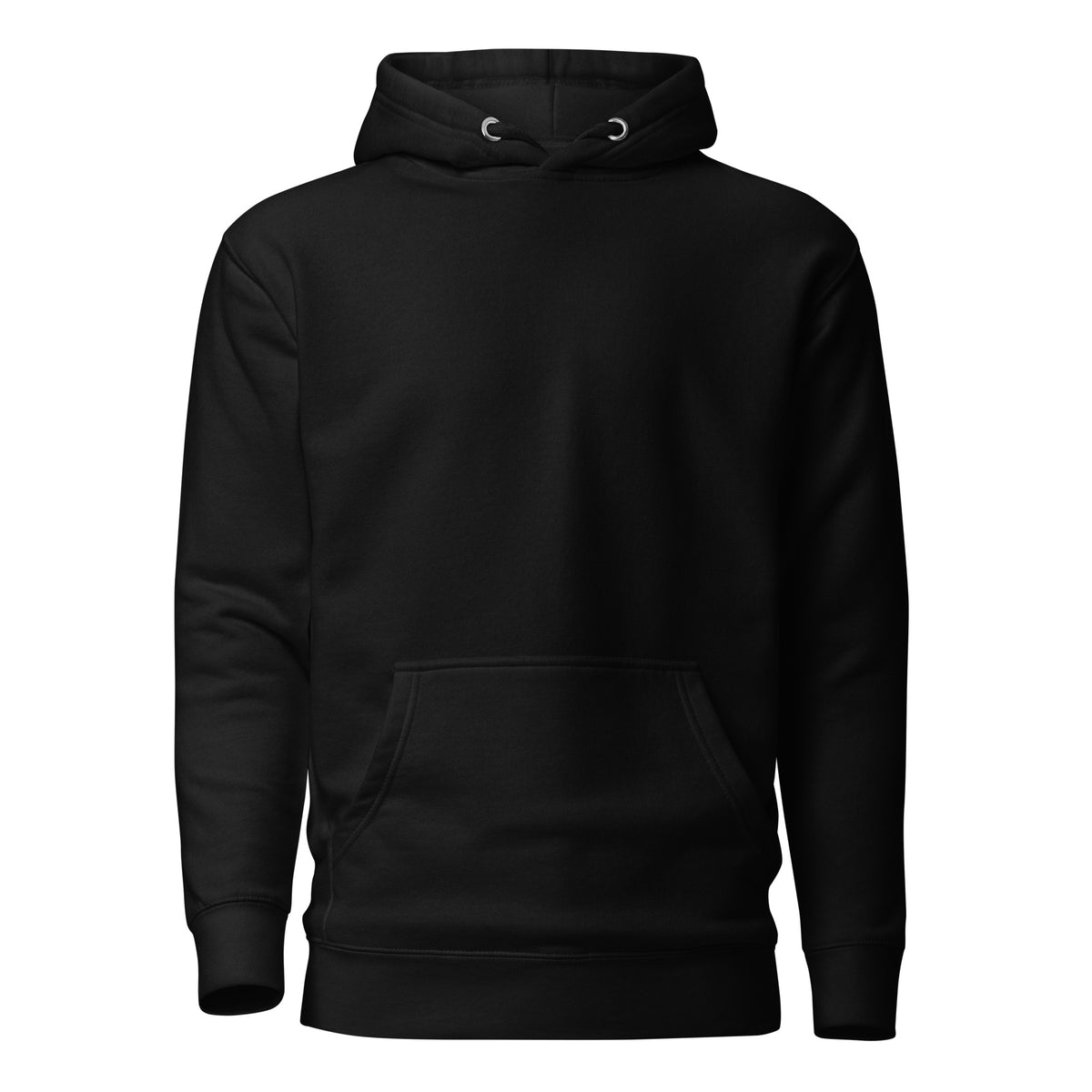 NOIR CELESTE Atelier Hoodie in Black, front view