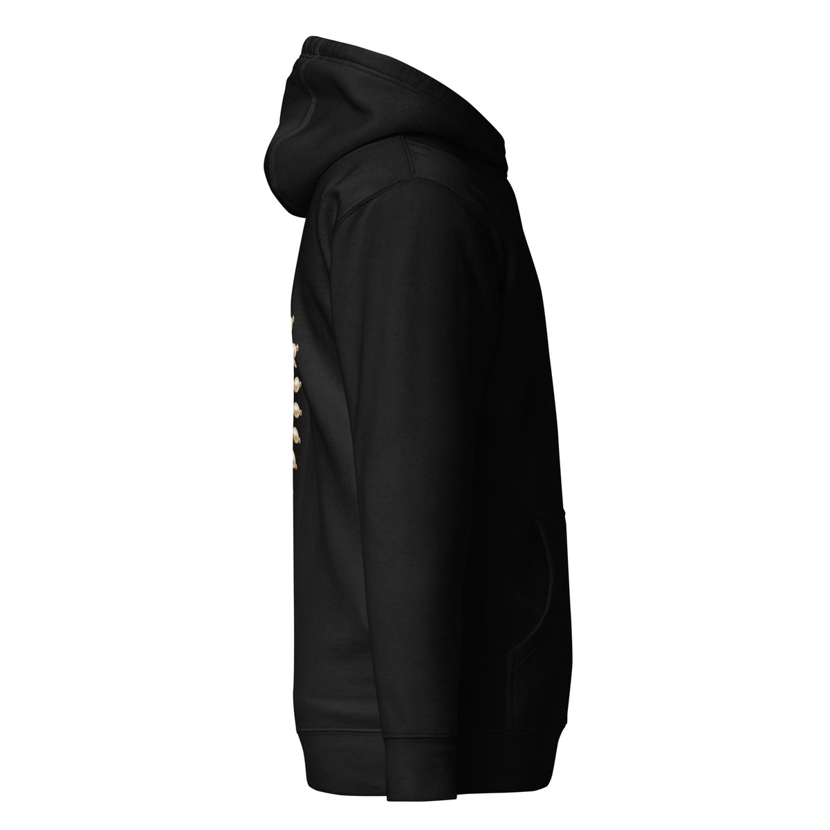 NOIR CELESTE Atelier Hoodie in Black, right view